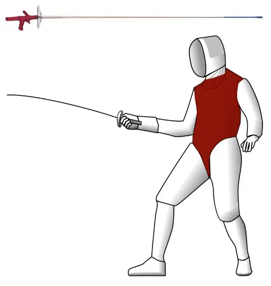 Foil and Showing Target Area