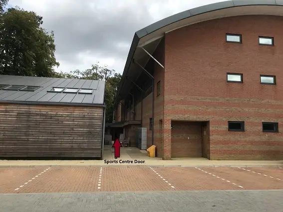 Sports Centre Door location