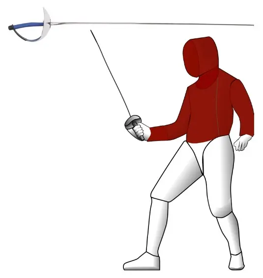 Sabre and showing Target Area